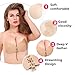 Breathable Straplesss Self-Adhesive Bra Re-Use Invisible Bra With Super-High-Viscosity (Beige-C)