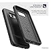 Galaxy S8 Plus Phone Case - Protective Tough Dual Layer Cover (Encased Rebel Series) Military Grade Protection (Samsung Galaxy S8+) - Black