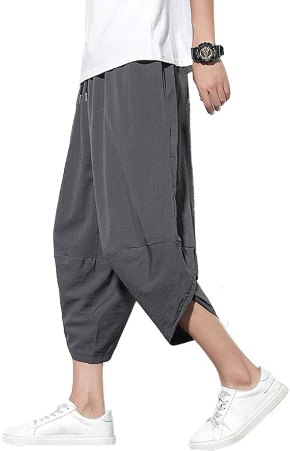 Amazon ハーフパンツ メンズ 短パン 半ズボン メンズ サルエルパンツ メンズ 七分丈 麻 パンツ メンズ 夏 ショートパンツ メンズ ショートパンツ 通販