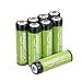 AmazonBasics AA Rechargeable Batteries (2000 mAh), Pre-charged - Pack of 8 (Appearance may vary) primary