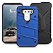 ZIZO Bolt Series LG V30 Case Military Grade Drop Tested with Tempered Glass Screen Protector, Holster LG V35 ThinQ Case Blue Black