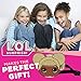 L.O.L. Surprise! Girls' Small Waist Pack with Adjustable Strap, Metallic Gold