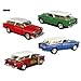 Set of 4: 5 1955 Chevy Nomad 1:40 Scale (Blue/Green/Metallic Red/Red) by Kinsmart