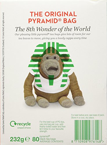 PG Tips Pyramid 80 Tea Bags 250g - Schwarztee – Bild 5