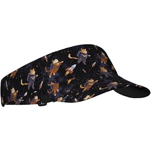 Sports Sun Visor Hat for Men Women, Adjustable Breathable Golf Tennis Cap