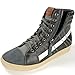 Alpine Swiss Men's Reto Canvas and High Top Sneakers
