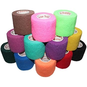 medical tape cling wrap adhesive adhering adherent approved bandage fda grip flex bulk stick self inch power rap assorted rolls