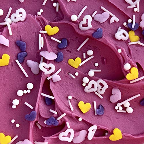 Full of Heart Natural Valentine's Day Sprinkles by Supernatural, No Artificial Dyes, 3oz