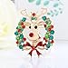 Christmas Brooch Pins Rhinestone Crystal Christmas pins for Women Girls Reindeer Pins Statement Christmas brooch Holiday Jewelry Gifts(Deer)