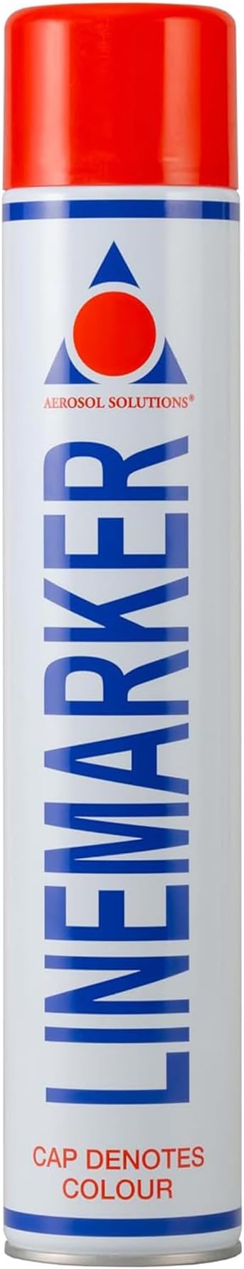 Aerosol Solutions Line Marker Paint Red 750ml Grass Road Sports Car Park