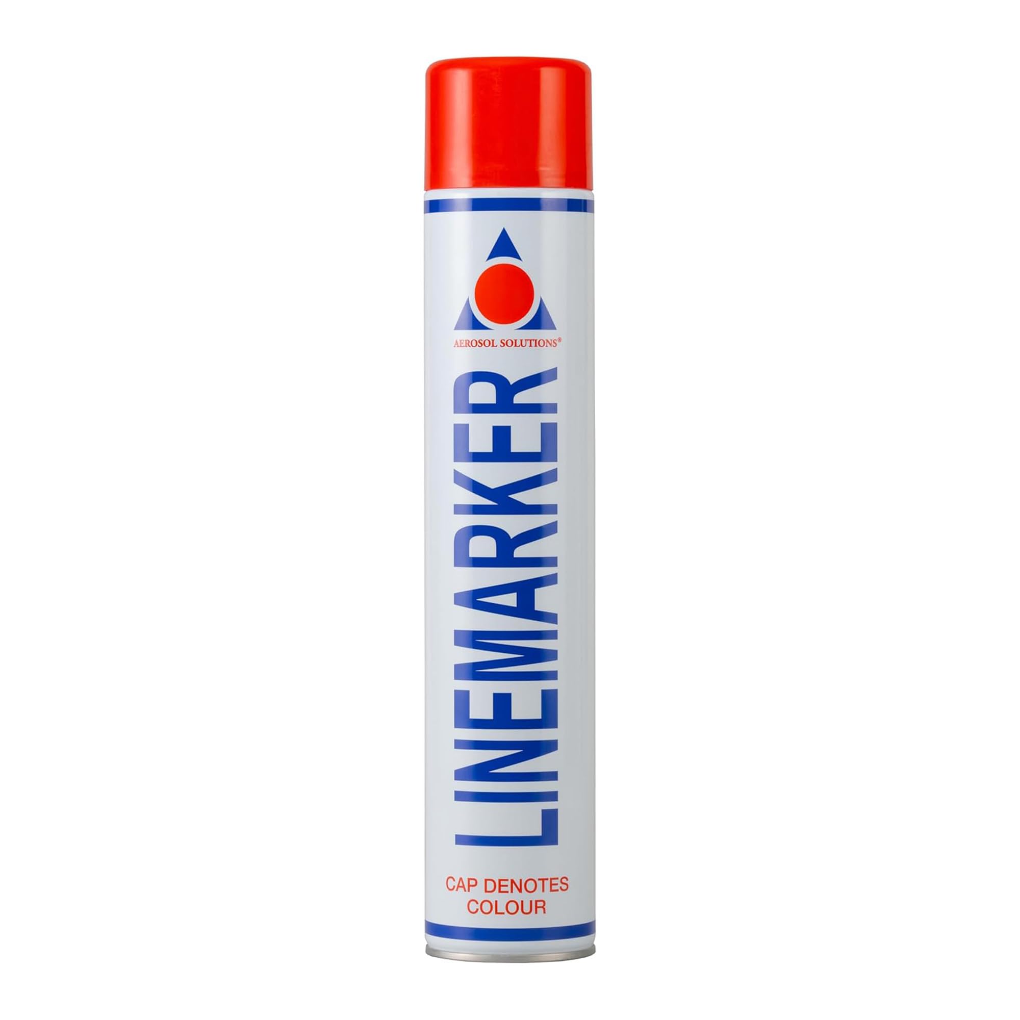 Aerosol Solutions Line Marker, Grass and Road Spray Paint, Red, 750 ml (Pack of 1)