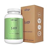 Natrogix 5 HTP 200 mg - Anxiety Relief, Appetite Suppressant, Natural Sleep Aid and Insomnia Cure - 120 Veggie Capsules of L-5 Hydroxytryptophan for improved Serotonin and Dopamine