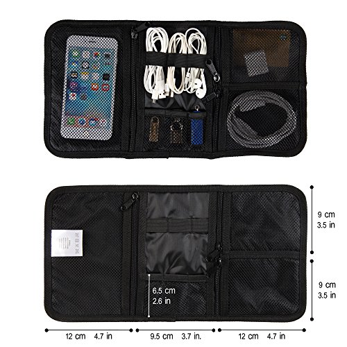 image for Hynes Eagle Portable Universal Electronics Accessories Cord Organizer 