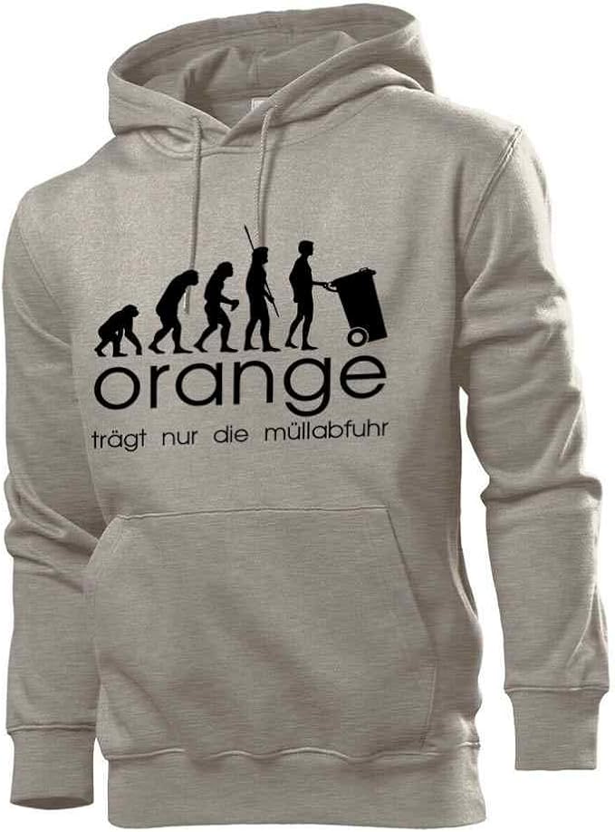 Orange Trägt Nur Die Müllabfuhr Original