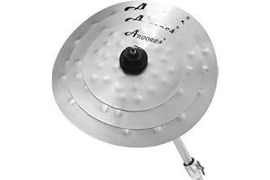 Arborea Smack Stack Cymbal Pack 11"13"15" 3Piece Effect Sound Silver Hero Clap Stack Drum Cymbals for Practice