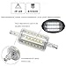 CTKcom R7S 78mm LED Bulbs(2 Pack) - J Type 78mm Double Ended 5W 120Volts Halogen Bulbs Daylight White 6000K,R7S Double Ended Filament Flood Lights Quartz Tube Lamps 50W Replacement Halogen Bulb,2 Pack