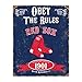 Party Animal MLB Embossed Metal Vintage Pub Signs,Boston Red Sox