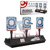 Little Valentine [Upgraded Electric Scoring Auto Reset Shooting Digital Target for Nerf Guns Blaster Elite/Mega/Rival Series