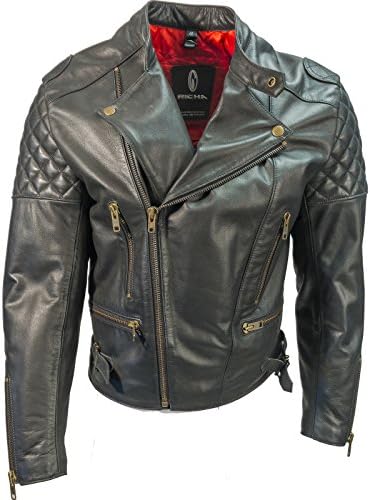 Richa Triple Leather Motorcycle Jacket