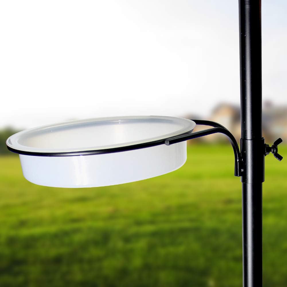 yosager 91" x 23" Premium Bird Feeding Station Kit, Bird Feeder Pole Wild Bird Feeder Hanging Kit with Metal Suet Feeder Bird Bath for Bird Watching Birdfeeder Planter Hanger : Garden & Outdoor