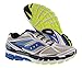 Saucony Men's Guide 8 Running Shoe,White/Blue/Citron,11 M US
