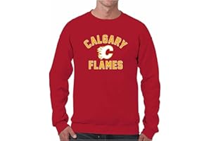 Wright & Ditson Adult NHL Gameday Crewneck Sweatshirt - Pre-Shrunk Fleece Blend - Officially Licensed Unisex Hockey Pullover