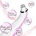 Electric Blackhead Remover, QQCute Comedo Suction Microdermabrasion Machine Rechargeable Facial Pore Cleaner Skin Peeling Machine Comedone Extractor Tool Pink Valentine's Day Gift