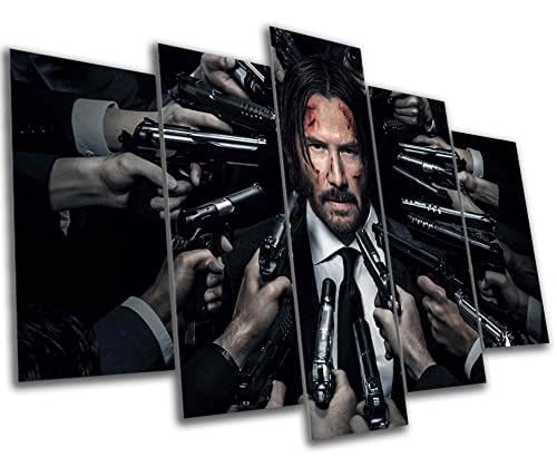 Amazon.com: John Wick 2 Movie/Film Canvas Print - 5 Panel Canvas