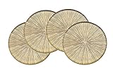 Godinger Silver Art Dax Gold Coasters Set of 4