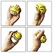 Enenes 24PCS Stress Balls with 6 Colors 6 Funny Faces, 2.5 Inch Squeeze Toys for Stress Relief, Kids Party Favors, Classroom Office Gifts, Assorted Designs