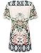 Romwe Women's Floral Casual Mini Dress Multicoloured M