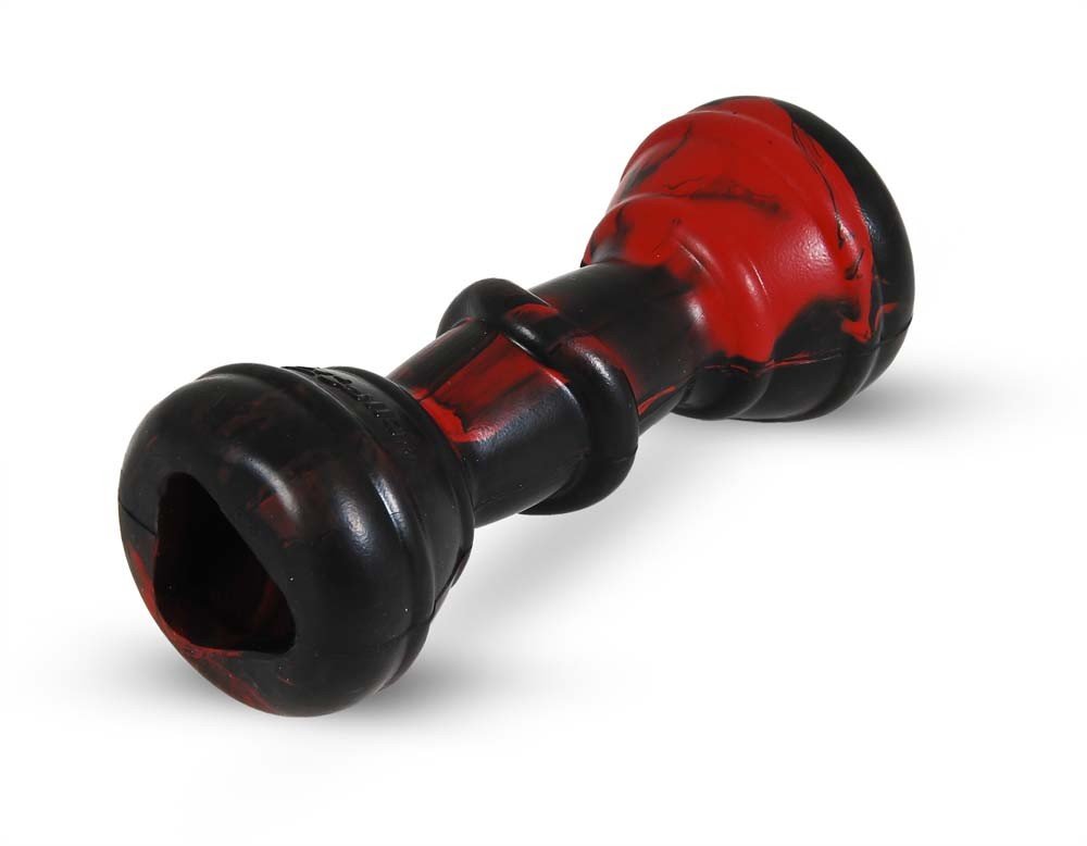 Dogzilla Strong Chewer Dumbbell, Large, Black