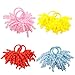 PIDOUDOU Pack of 18 Boutique Girls' Solid Curly Korker Bow Hair Ties