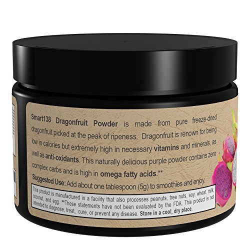Dragon Fruit Powder (100g / 3.5oz), All Natural Freeze Dried Premium Food Grade // Pitahaya Powder
