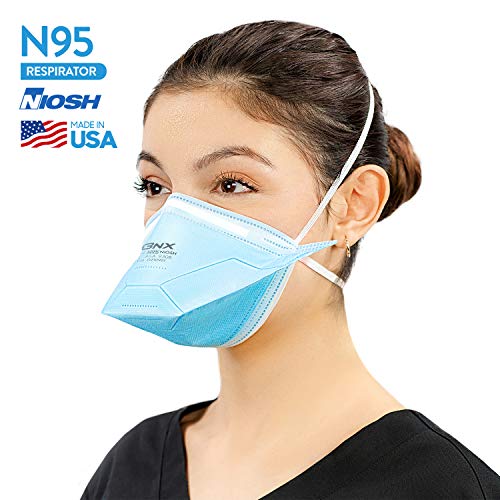 BNX N95 Mask NIOSH Certified MADE IN USA Duckbill Style Particulate