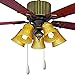 Ceiling Fan Chain Pulls White Wooden Pull Chain Extension for Ceiling Light Fan Chain 1 Pack