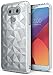Ringke [Air Prism] Compatible with LG G6, LG G6 Plus Case Luxurious Vogue Trendy Design Chic Ultra Rad Pyramid Stylish Diamond Pattern Flexible Gemstone-Like Texture Defensive TPU Cover – Clear