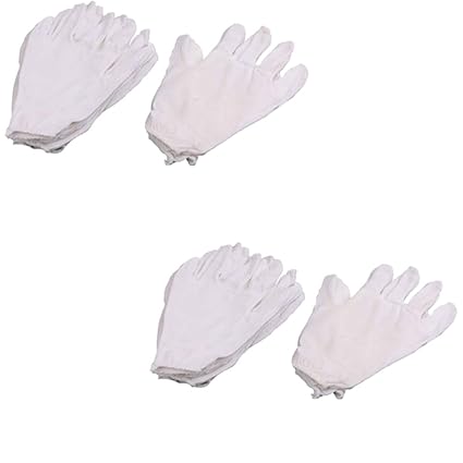 Ezee Disposable Cotton Hand Gloves - 40 Pieces