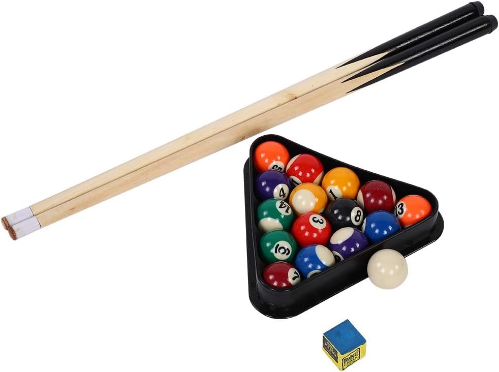 Mini Pool Table Set, Portable Tabletop Billiards Table Snooker Game Set with Pool Cues Balls Parent and Child's Interactive Game for Indoor Sports 26.9714.378.85in : Sports & Outdoors