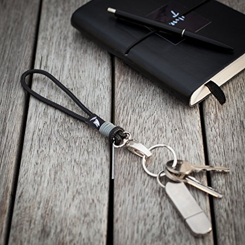 Wind Passion Nautical key chain Nautical gift Marine rope accessories key holder Nautical keychain (Black shade)