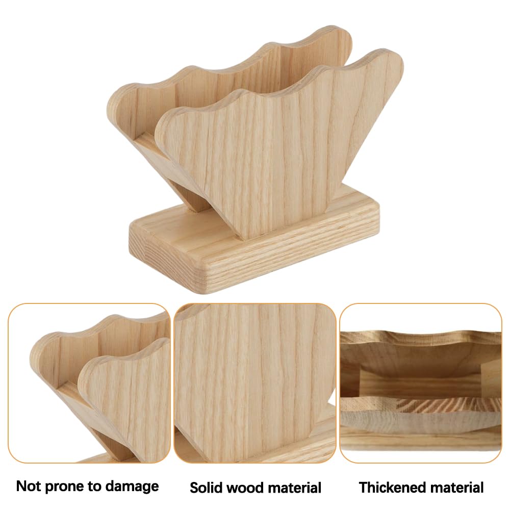 Bldrwer Kaffeefilterhalter, Filtertütenhalter, Kaffefilterhalterung, 1 Stück, Holz-Kaffee-Papier-Kaffeefilter, Universell in Der Küche zu Hause, Filterpapier für Lagerung 3