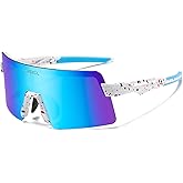 OMEKOL Two Sizes For Adults and Youth Polarized Sunglasses Men Women Outdoor Sport Baseball Glasses UV400 Cycling Eyewear