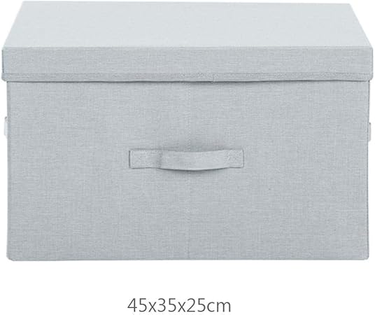 sanshao - Caja organizadora de Tela para Ropa (45 x 35 x 25 cm): Amazon.es: Hogar