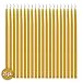 Hyoola Beeswax Taper Candles - 25 Pack - Handmade, All Natural, 100% Pure Scented Bee Wax Candle - Tall, Decorative, Golden Yellow - 9” Tall - Handmade in The USA