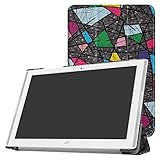 Acer Iconia One 10 B3-A40 / A3-A40 Slim Shell Case,Mama Mouth Ultra Lightweight PU Leather Standing Cover for 10.1