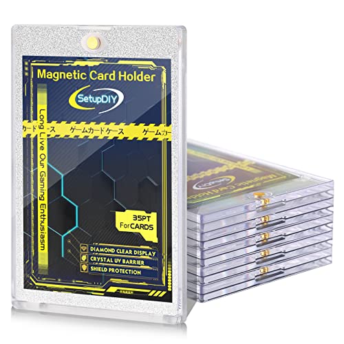 Card Holders, 5 Pack New Matte Silver, 35 pt Trading