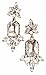 Art Deco Antique Vintage Flapper Style Diamond Rhinestone Wedding Bridal Prom Earrings