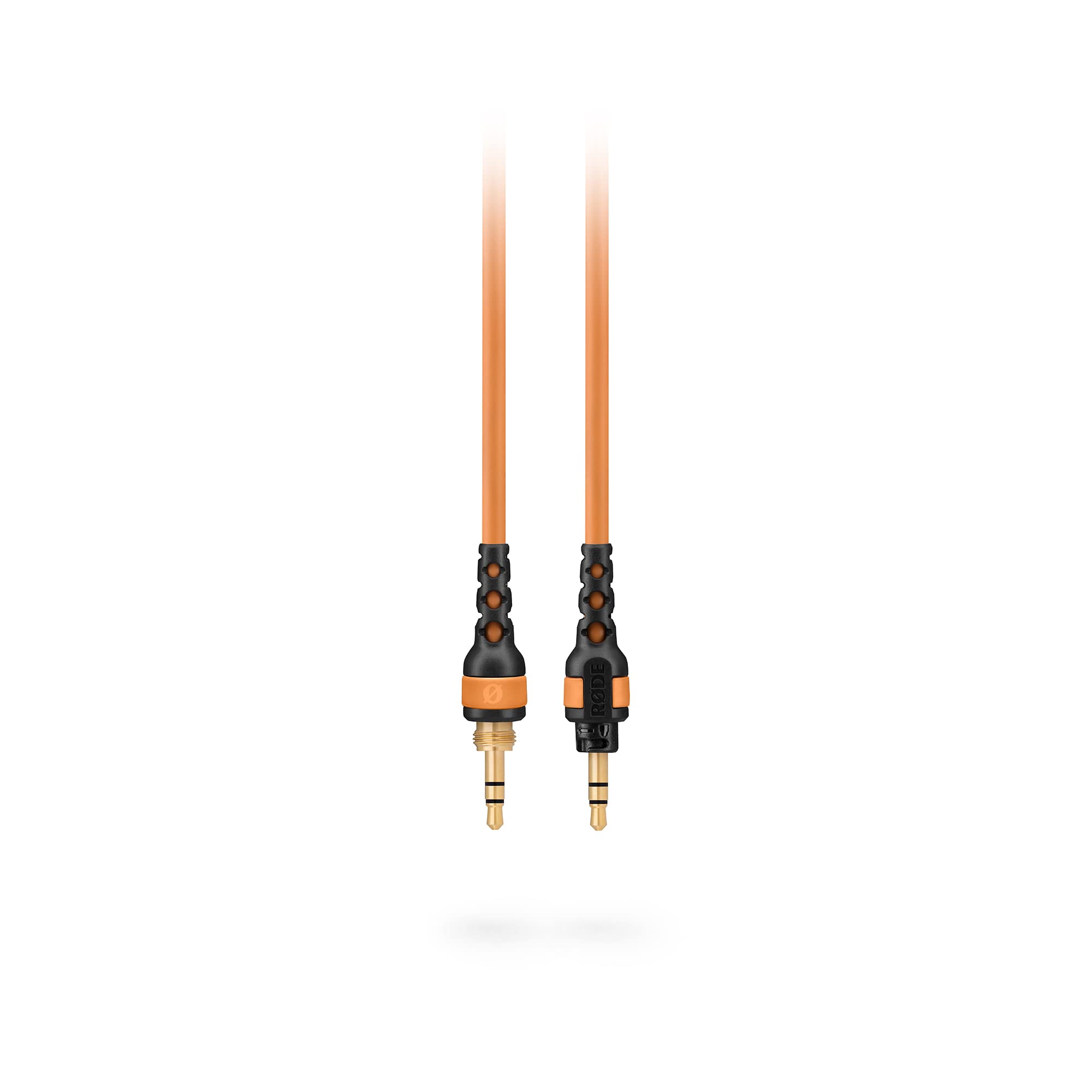 RØDE NTH-Cable for NTH-100 Headphones, 1.2m / 4ft Long, 3.5mm Male to Male Audio Cable With ¼-inch Adaptor Included (Orange) — image 1