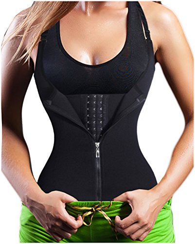 Training Corset Hot Body Sauna Sweats Suits,Neoprene Workout Zipper Waist Trainers