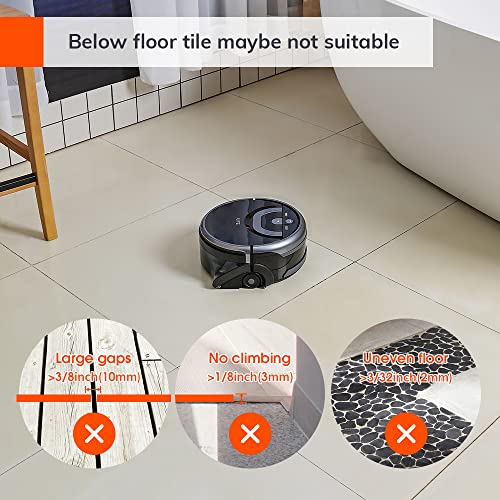 ILIFE Shinebot W400s Mopping Robot, Wet Scrubbing, Floor Washing Robot, XL Water Tank, ZigZag